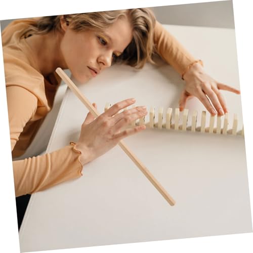 BESPORTBLE 4Pcs Mahjong Push Sticks Herramientas Madera miniatura 6
