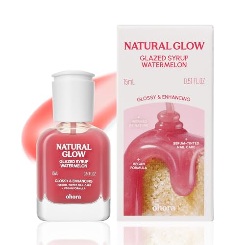 ohora 2-in-1 Sheer Nail Polish and Strengthener Watermelon