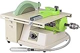 TOPCHANCES Jade Saw Polishing Machine,1380W Multifunction Mini Table Saw Jewelry Stone Polishing Machine for Hobbies Cutting Rocks Lapidary