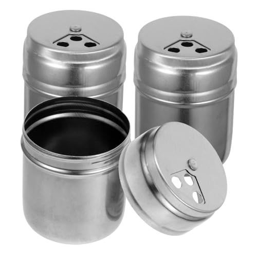 MUCKLILY Cooking Seasoning Bottle Set Portable Travel Spice with Rotating Tops Salt Pepper Cute for Kitchen