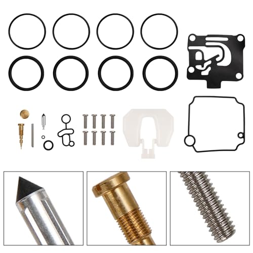 VIPIH Carburetor Carb Repair Rebuild Kit for Yamaha Outboard 4 Stroke F50-T50hp 2001-2004 with Gasket + Jet + O-ring For Boat Motor 62Y-W0093-11-00 62Y-W0093-10-00 by VIPIH - Used condition - Image 9