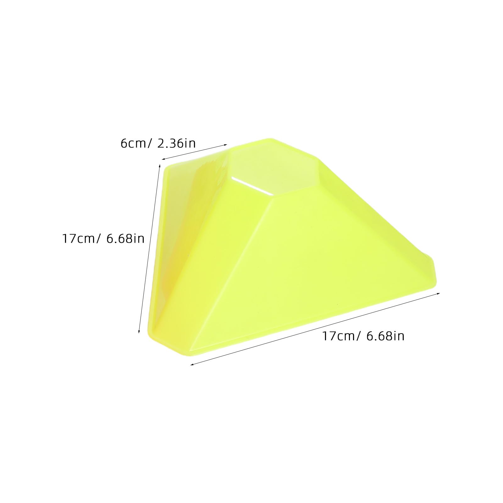 TOYANDONA 30 Unidades Conos de Entrenamiento de Fútbol Triángulo de Plástico para Ejercicios Dinámicos, Almacenamiento Fácil y Adaptable para Todos los Niveles
