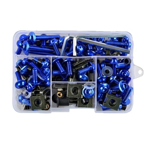 BMW F900R F800GS S1000R S1000R S1000XR GS 1200 �E�B���h�X�N���[�� �{���g �i�b�g �l�W �N���b�v �{�f�B���[�N�L�b�g �l�W �t�@�X�i�[ �Œ�L�b�g(�u���[)