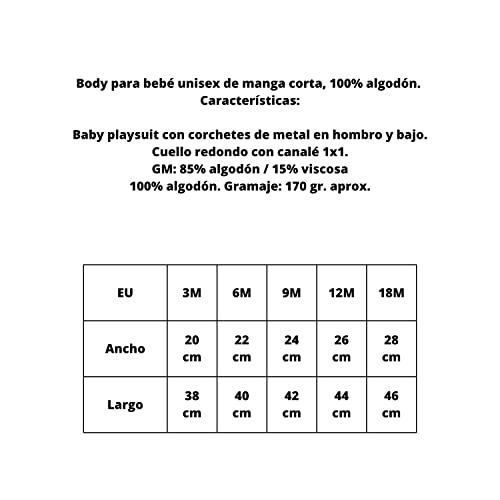 Body bébé manches courtes bleu clair anti-irritation en pur coton 12-18 mois - 7