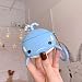 Produktbild SevenPanda Airpods Hülle Tier, 3D Niedlicher Cartoon Airpods Hülle Weiches Silikon Kopfhörer Cases, AirPods Hülle Schutzhülle für Apple Airpods 1st / 2nd Charging Case (Blauwal)