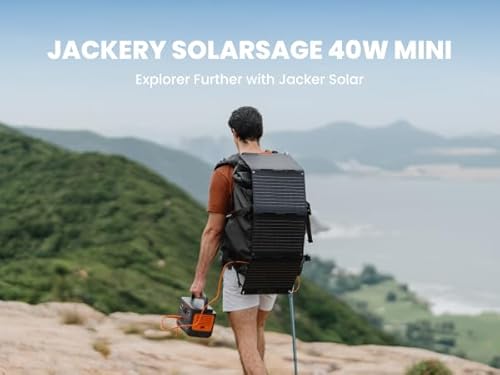 Jackery Solar Generator 100 Plus 40W Mini, 99Wh Portable power station with 40W Book-sized Solar Panel, LiFePO4 Battery 128W Output for Outdoors RV Camping Emergencies - Image 2
