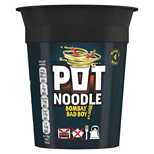 Pot Noodle Bombay Bad Boy 90 G (Pack Of 12)