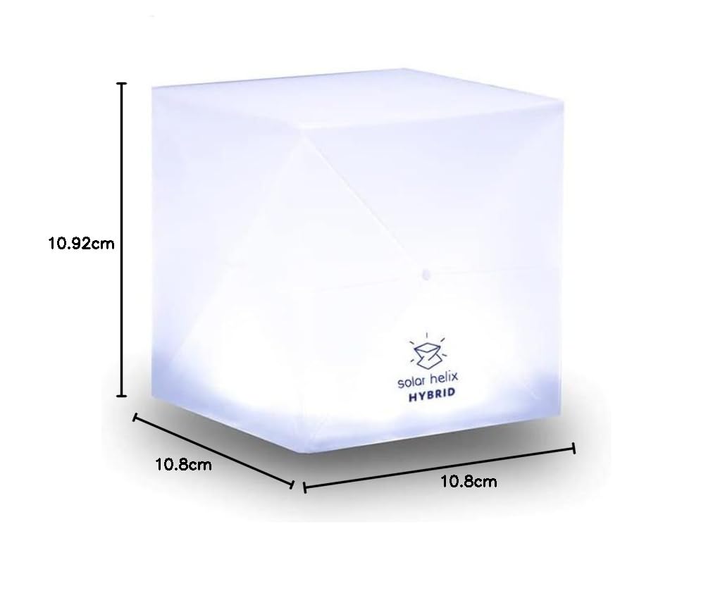Solight Design SolarPuff LS - Lanterna Solare Pieghevole A LED, Ricaricabile, Impermeabile, 60/90 Lumen, Fino A 12 Ore Di Luce, Per Campeggio E Avventura