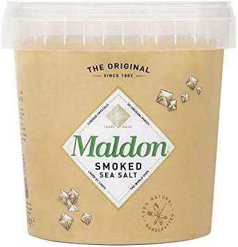 Maldon Salt Company, Smoked Sea Salt, 1.1 lbs / 500g (Pack of Two)