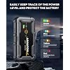 AIMAPOW Portable Car Battery Jump Starter 8000A 20000mAh Jump Box, Car Jumper Starter Portable Jumper Cables for car(AllL Gas/10L Diesel), Fast Charge, Lights, Compact