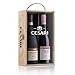 Cesari - Confezione Regalo in Legno e Plexiglass - Amarone della Valpolicella Classico DOCG 2021 e Valpolicella Ripasso DOC Superiore 2022-2 bottiglie da 750 ml