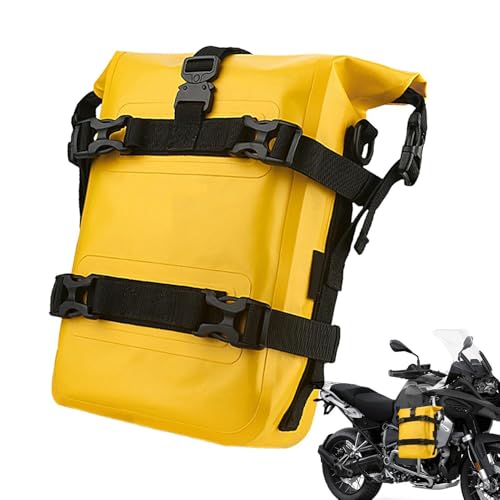 Sac de barre de moto imperméable et sacoches latérales pour gants et bouteilles