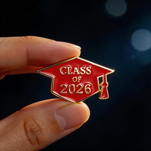 Image of 6 /18 /30 Pack 2026 Graduation Pins - Grad Pins Memorial Keepsake for Graduates, Gifts for Graduates, Class of 2026 Souvenir Pin for High School College Graduate Students, 2026 Lapel Pin
