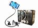 WoneNice Universal Flexible Long Arms Mobile Phone Holder Desktop Bed Lazy Bracket Mobile Stand Support all Mobiles Wide Less Than 90mm for Bedroom, Kitchen, Office, Bathroom etc... (Black)