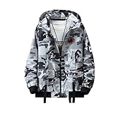 Military Jacket Cargo Coats Men Plus Size Jackets and Coat Spring Autumn Large Camouflage Hoodie...