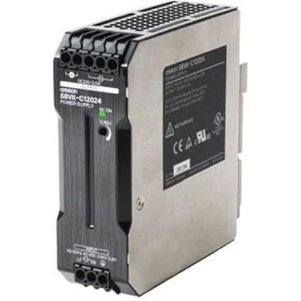 Omron S8VK-C12024 Power Supply, Input 100-240VAC/90-350VDC, Output 24VDC/120W