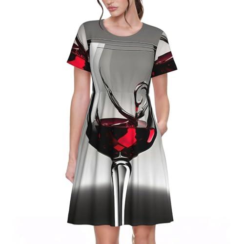 Robe de printemps fluide pour les journées d'été en terrasse et sorties décontractées