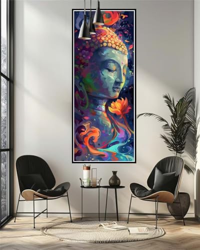 Peinture numéro adulte Bouddha grand format pour réussir votre décoration murale