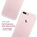 CasesByLorraine Compatible with iPhone 8 Plus/iPhone 7 Plus Case, Autumn Leaves Pattern Clear Transparent Flexible TPU Soft Gel Protective Cover for iPhone 7/8 Plus 5.5