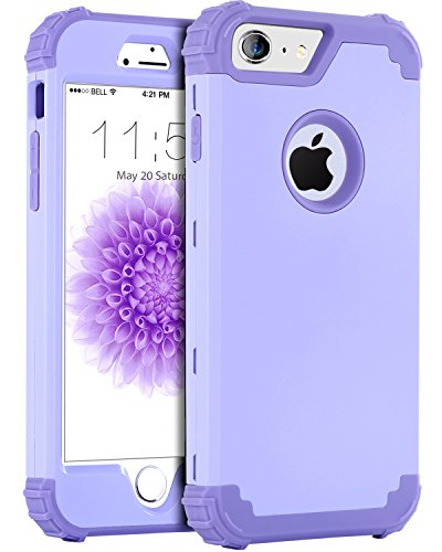 BENTOBEN iPhone 6S Plus Case, iPhone 6 Plus Case, Anti-Scratch Non-Slip 3 in 1 Hybrid Heavy Duty Rugged Hard PC Shockproof Silicone Bumper Protective Case for iPhone 6S Plus/6 Plus (5.5