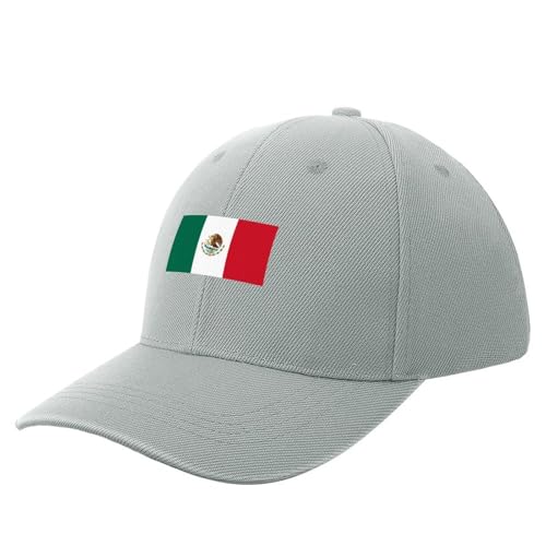 Boys Girls Mexico Flag Baseball Cap, Adjustable Snapback Sun Protection Trucker Hats Outdoor Travel