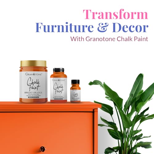 Image of GRANOTONE Chalk Paint Bright Orange 250 ml Matte Finish