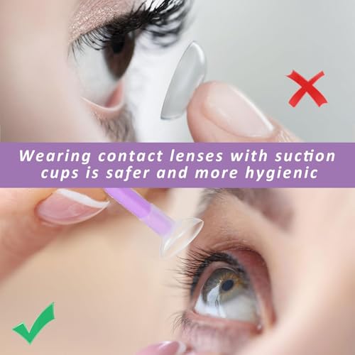 SOGHO 5 Stück Kontaktlinsen Pinzetten,Kontaktlinsen Pinzette,Kunststoff Kontaktlinsen Remover,Kontaktlinsen Entfernen,Kontaktlinsen Einsetzhilfe,Kontaktlinsen Hilfe,Für Reisen Haushalt