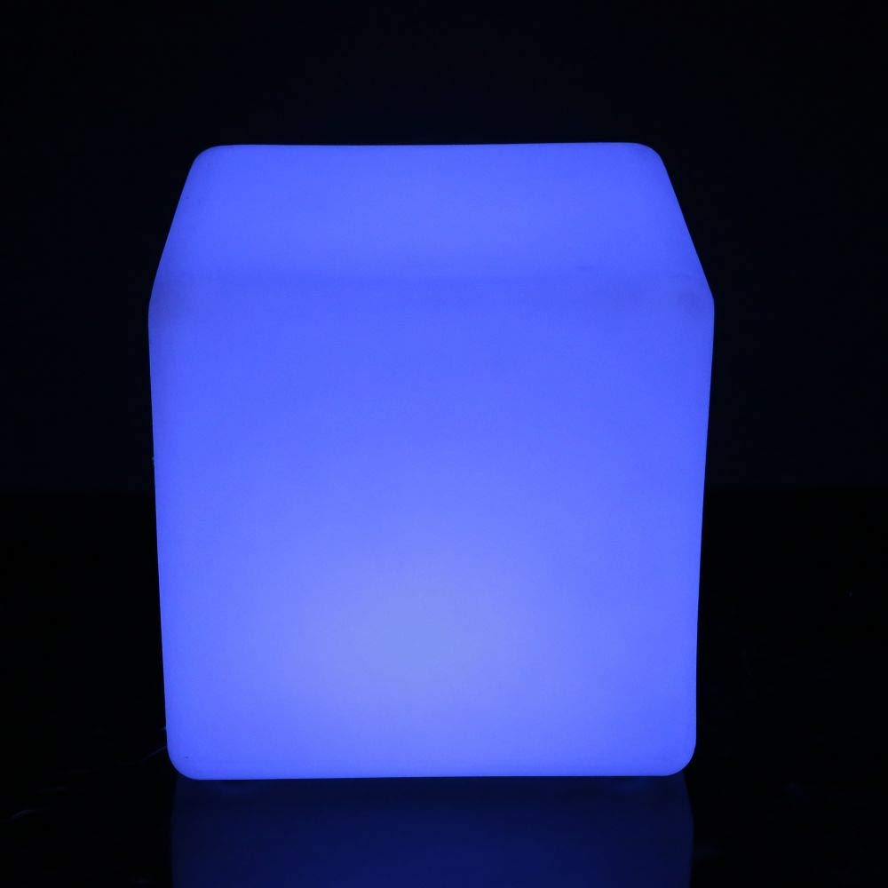 Rechargeable LED Waterproof Cube Light With Remote Control, 40 x 40 x 40 cm