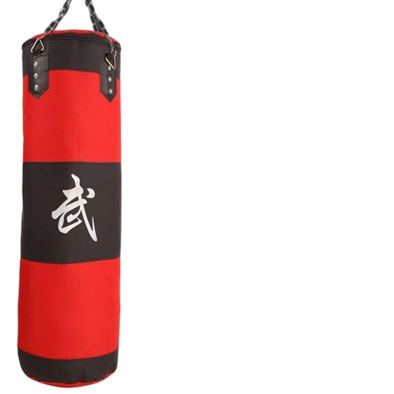 Sacco Boxe Sacco da Boxe Robusto da 120 cm for Palestra Domestica Sacco da Boxe Appeso con Gancio da 100 cm Sacco di Sabbia Sacco di Sabbia Vuoto da 80 cm Sacco da Box(120cm Empty)