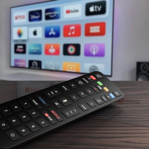 Image of ZdalaMit Original Voice Control Remote, Replacement Remote Compatible for Jio Fiber Set Top Box with Hotkeys (Black)