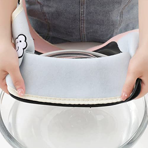 Sonwaha 2 Stück Toilettensitz Wärmer,WC-Sitz Cover Antibakteriell Klobrillenbezug Plüsch,Toilettensitzbezug mit Reissverschluss Wärmer Wc Sitzbezüge Toilet Seat Cover Warm – Bild 6