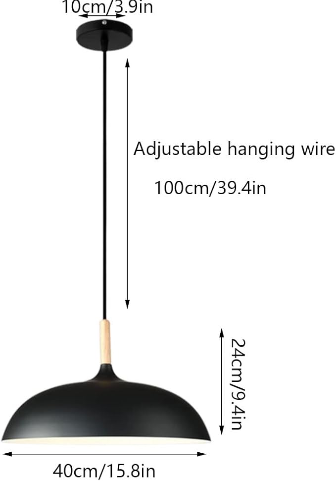 DADYA Macaron-kroonluchters Met 1 Lamp Kleur Matte Finish Hangende Lampenkap Keuken In Boerderijstijl Boven Verlichtingsarmaturen Enkele Kop E27 Hangende Lamp Restaurant Plafondkroonluchter DADYA photo 3