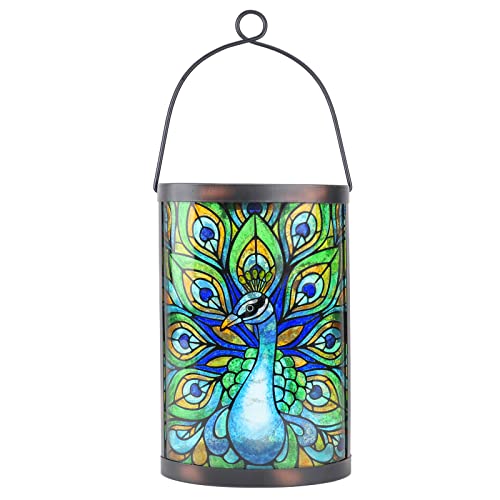 Hanging Solar Lantern Outdoor Waterproof LED Solar Lights Peacock Decorative Solar Lanterns Tabletop Lamp for Outdoor Patio Garden Yard Decor Hanging Solar Lantern Outdoor Waterproof LED Solar Lights Peacock Decorative Solar Lanterns Tabletop Lamp for Outdoor Patio Garden Yard Decor