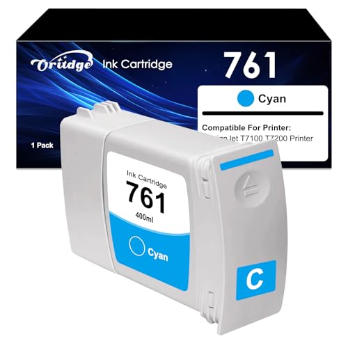 Cartouche d'encre traceur HP 761 Cyan CM994A pour impression géologique