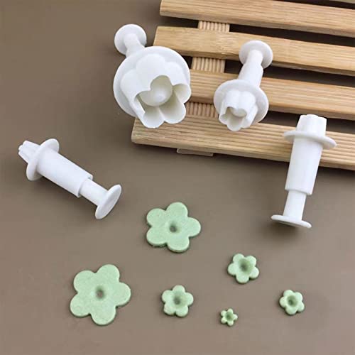 Set 4 Cortadores de Fondant en Forma de Pétalos de Flor miniatura 3