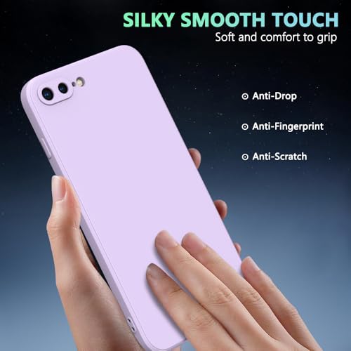 Image of for iPhone 8 Plus Case Purple, Scratch Resistant with Soft Touch, Slim Thin Phone Cover for iPhone 7 Plus 5.5 inch