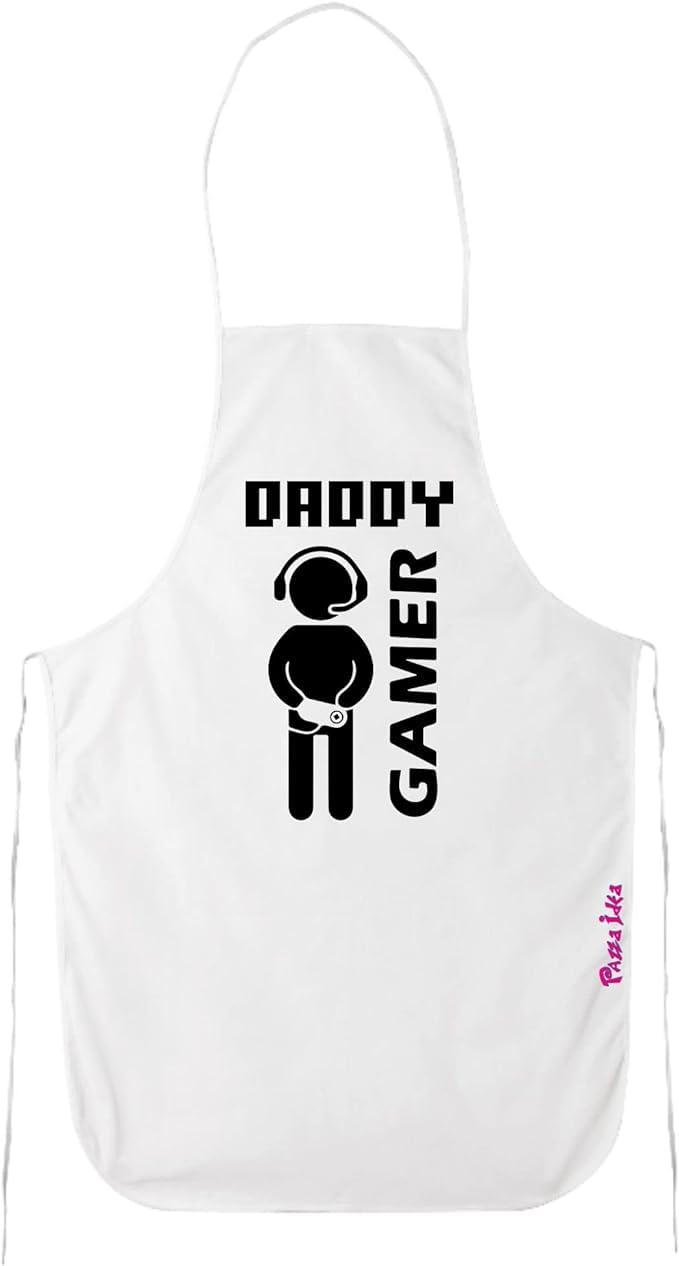 PHOTOCITY Grembiule da cucina personalizzato - grembiule personalizzato con foto e scritta - grembiule da cucina uomo, donna, idea regalo festa del papà, idea regalo festa della mamma