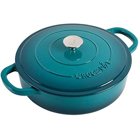 Crock Pot Artisan Schmorpfanne aus emailliertem Gusseisen Cover
