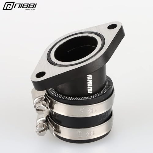 image for NIBBI Motorcycle Intake Manifold,Carburetor Boot Joints,Intake Manifol