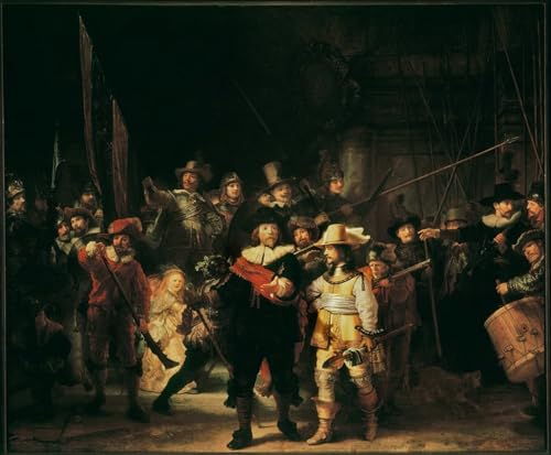 Tableaux de maître Rembrandt avec affiches d'art sur toile 60x90