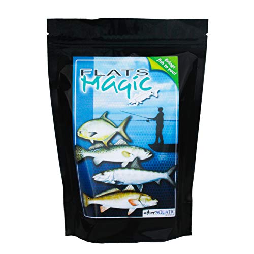 Aquatic Nutrition Flats Magic 2Lb Shrimp & Squid Pellet Chum, tan, 1/2\"