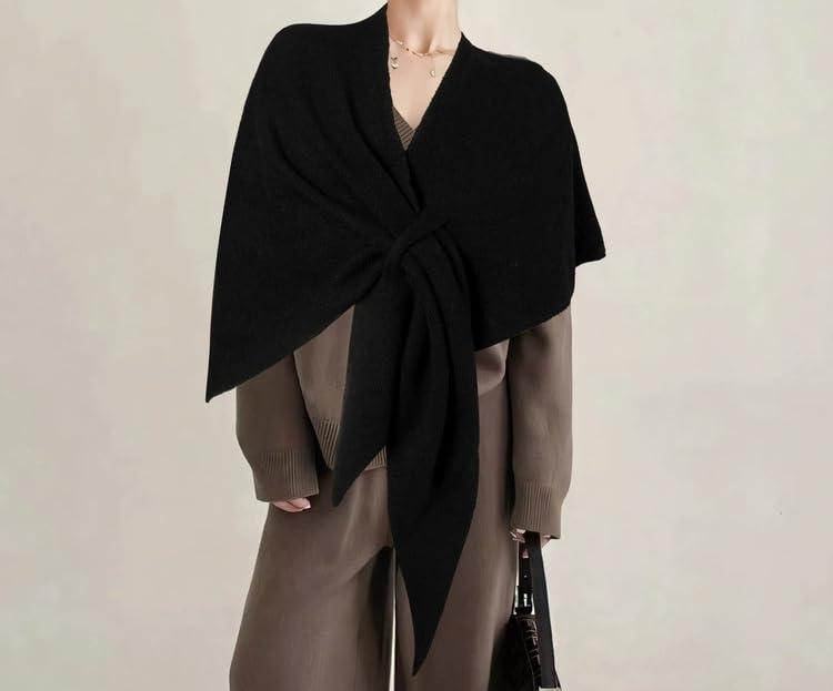 shawl wraps for women shawls wrap Knitted Cardigan Cape Cashmere Shoulder Top Sweater Scarf Cold Weather Neck Winter Fall4