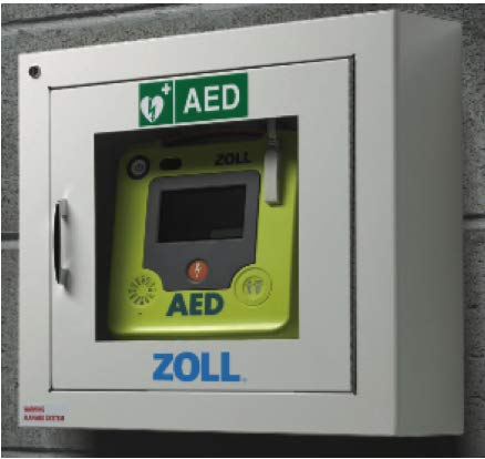 ZollAED 3 Defibrillator Standard Surface Wall Cabinet