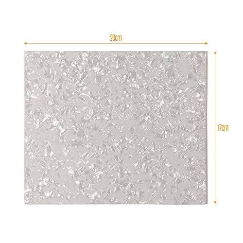 RuleaxAsi Em branco pickguard folha de material placa de risco para guitarras acústicas diy custom c