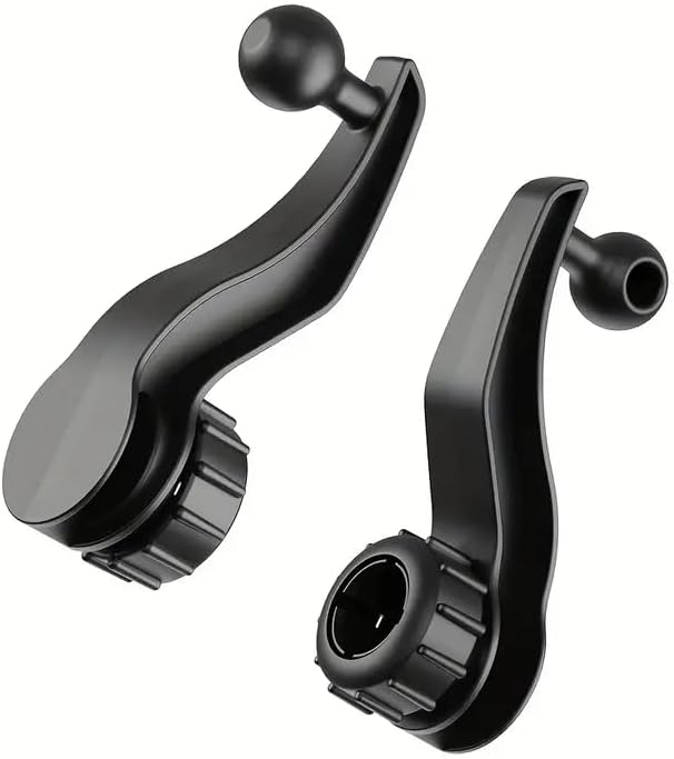 2Pcs 17mm Ball Joint Extension Arm Female to Male Head Dead Angle Adapter Bracket Extender Rotating Rod for Car Air Outlet Vent Phone Stand GPS Mount Holder Dash Camera Handle Hook Clamp