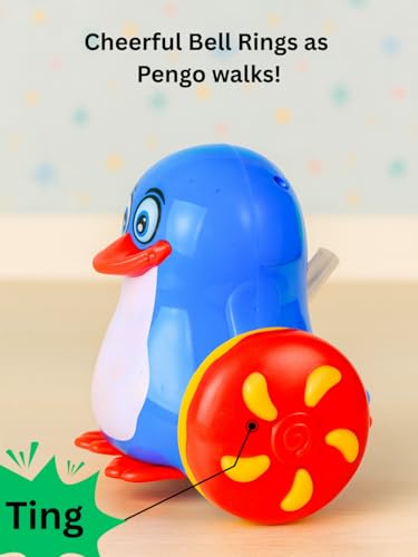 Image of Prime Walk Along Pengo - Push and Walk Toy with Sound for Kids (No Batteries Required)