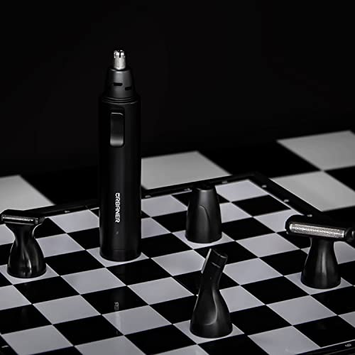 Urbaner Rechargeable 4-In-1 Facial Hair Grooming Kit For Men, Waterproof Ear And Nose Hair Remover, Painless Eyebrow Trimmer, Wet And Dry Use Beard Styler, Portable Beard Shaver, Mb-990 #TOP1
