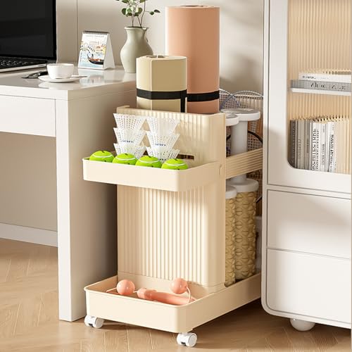 Rangement pour tapis de yoga à roulettes grand bac blocs et foam roller