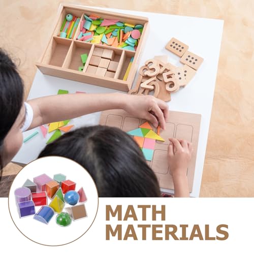 Matériel de manipulation mathématique géométrique, cadeau éducatif pour jeune garçon - 7