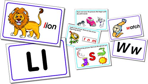 Image of Creative's Pre‑School Flash Card Pack Part 1, Educational Toy for Kids, Alphabet, Numbers, Colours & Shapes Learning Flash Cards, Preschool Learning Games for Early Skills Ages 3+